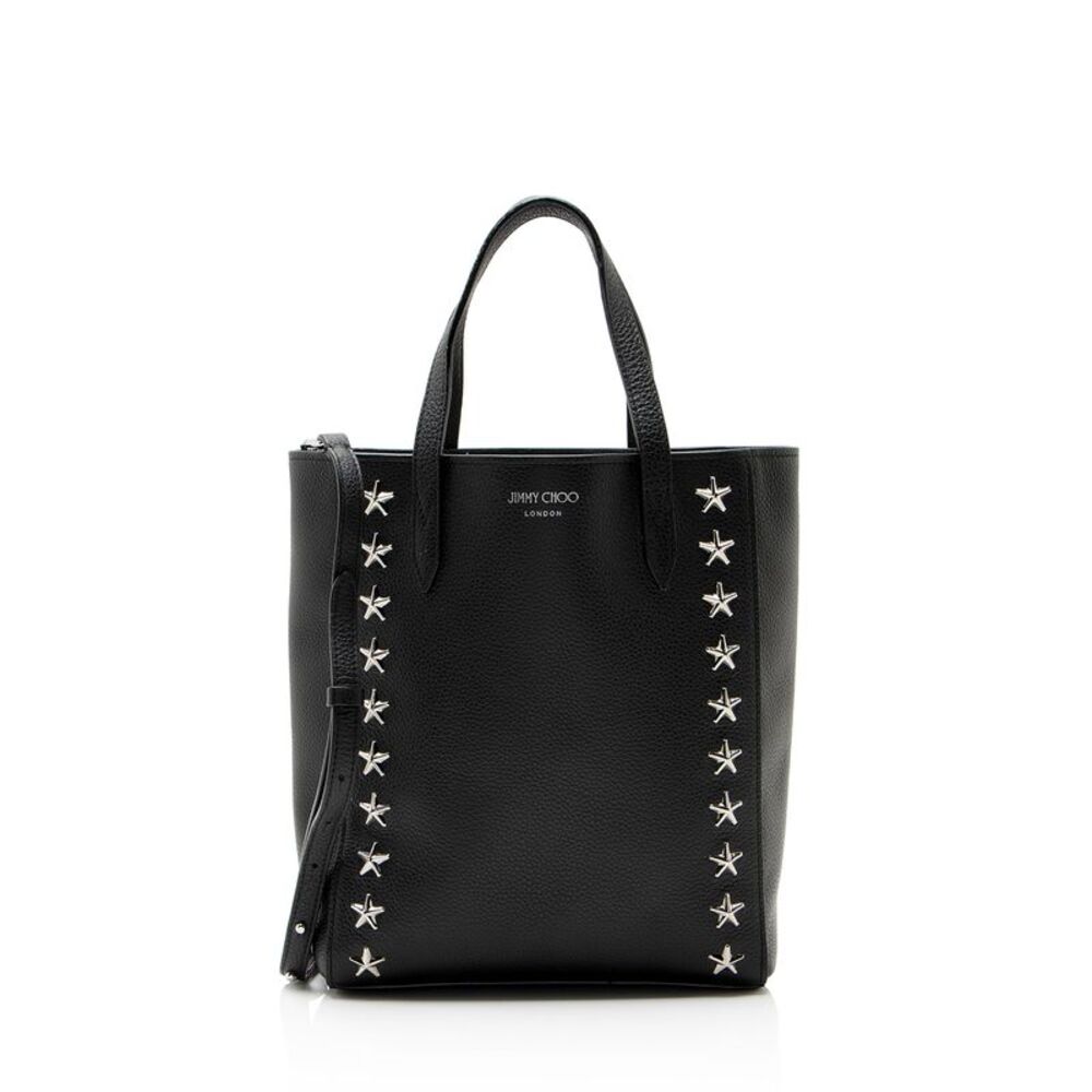 Jimmy Choo Leather Star Studded Pegasi Tote